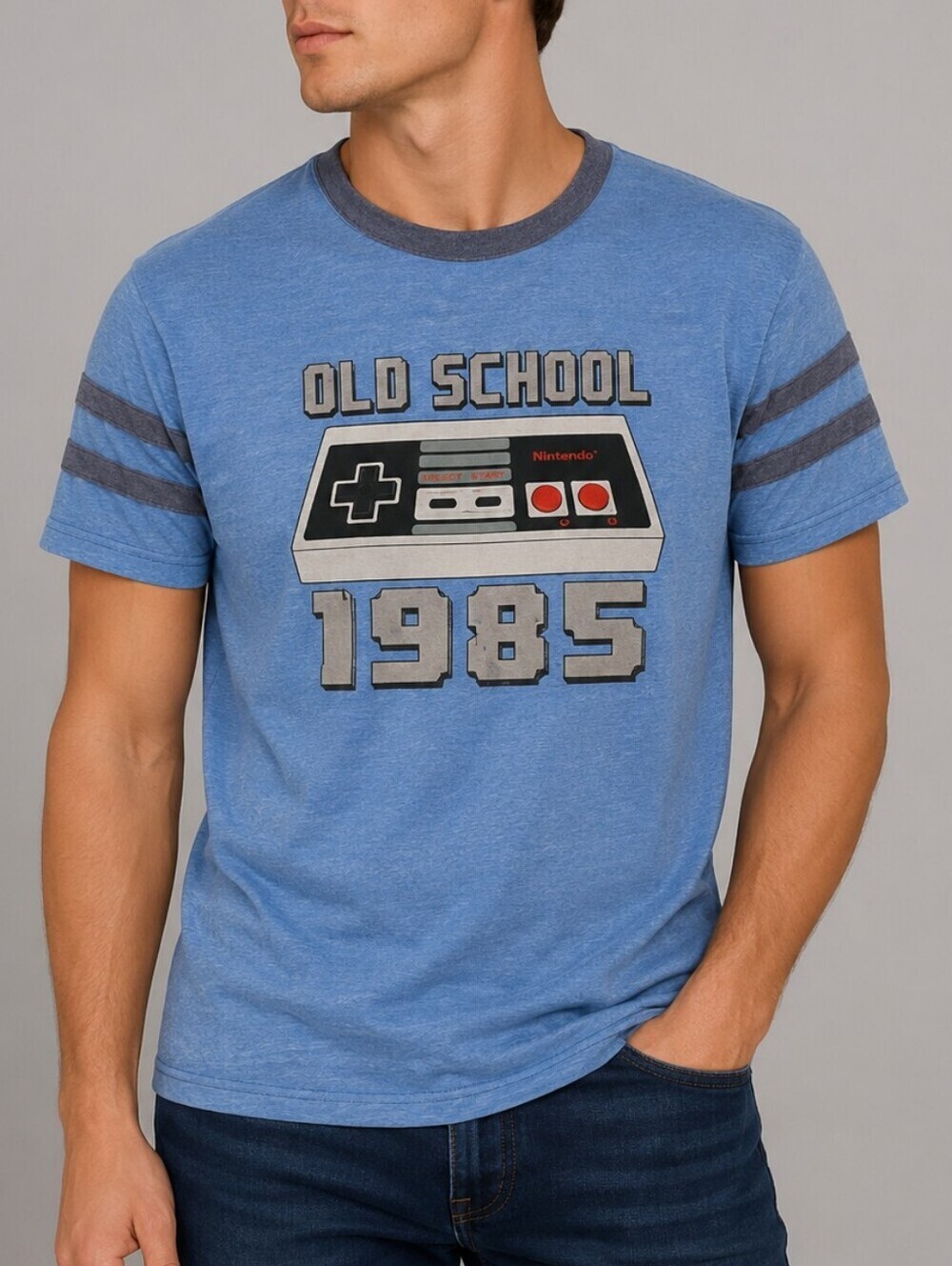 3/$30 NINTENDO Graphic Old School 1985 Jersey Unisex T-shirt Medium